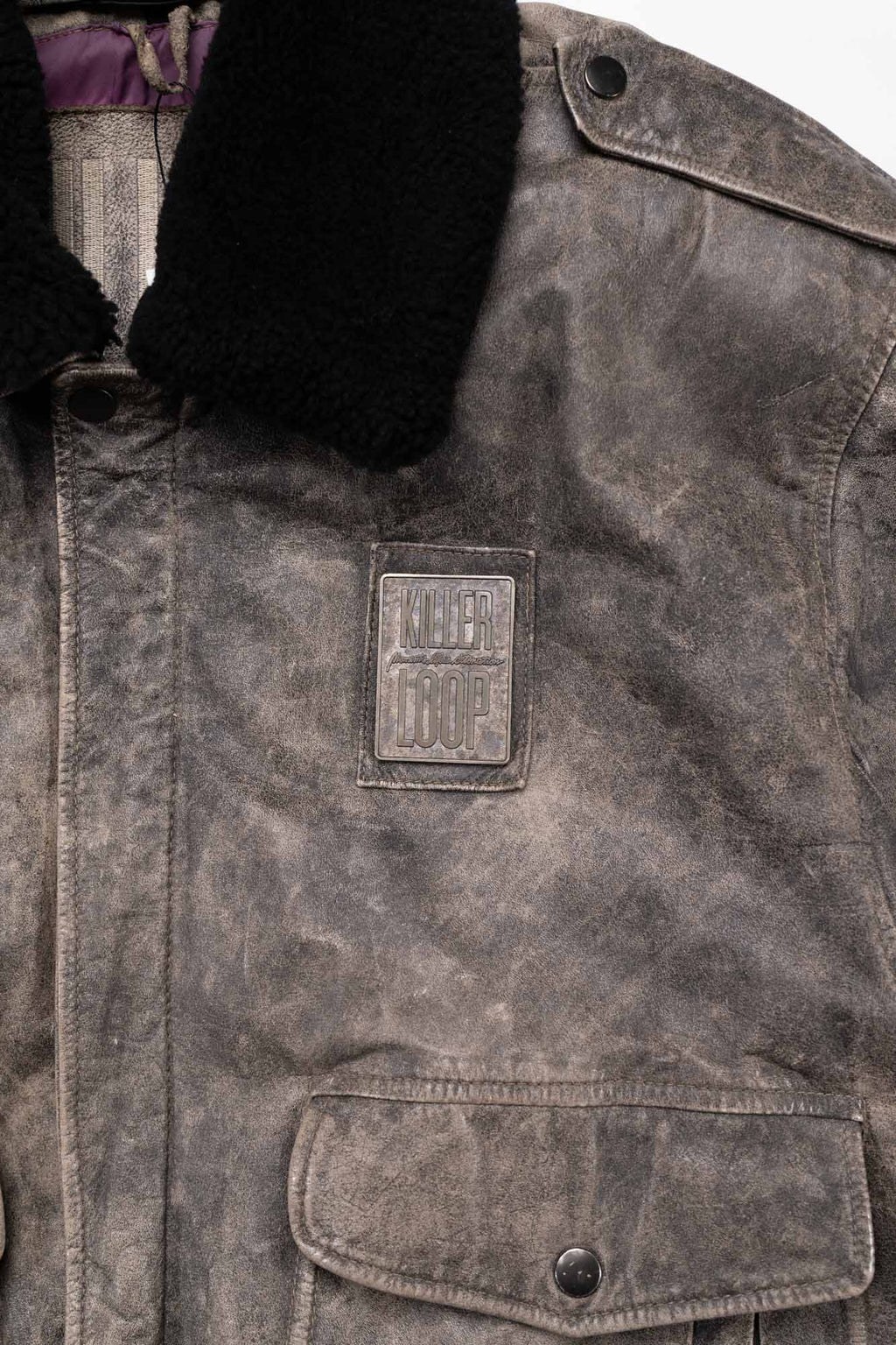 90s Killer Loop Special Edition Leather Bomber