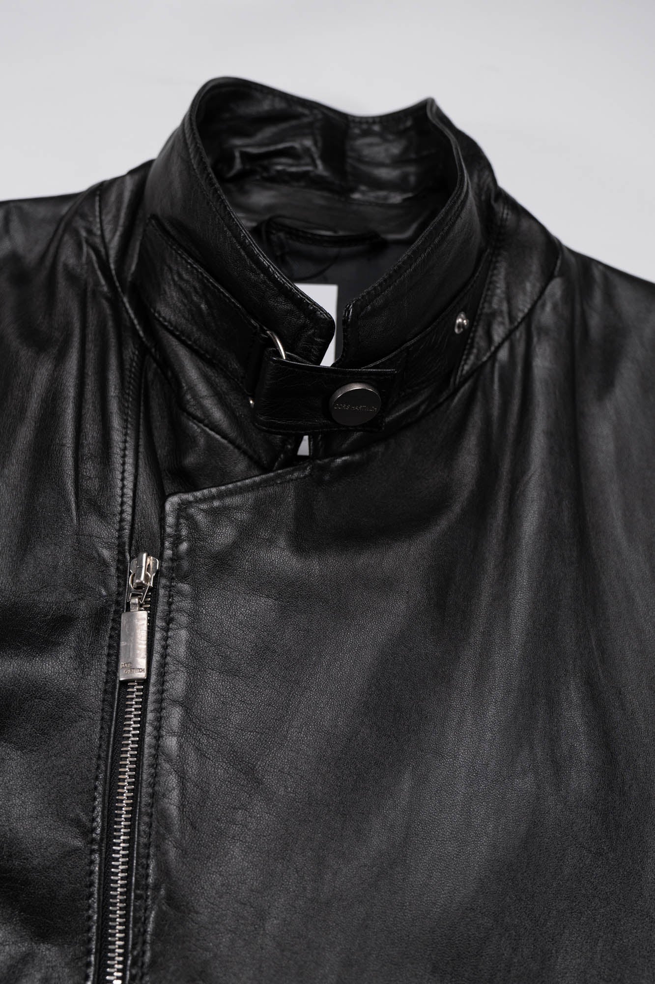 Vintage Doris Hartwich Asymmetric Leather Jacket