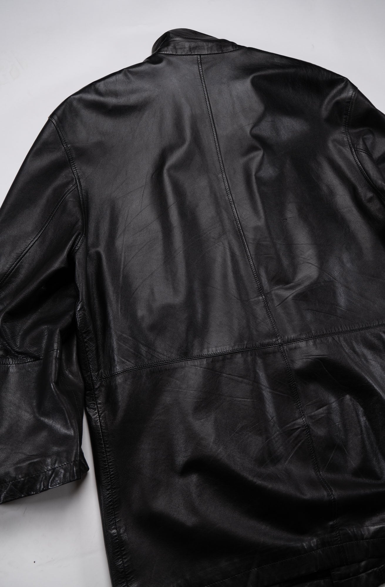 Vintage Doris Hartwich Asymmetric Leather Jacket