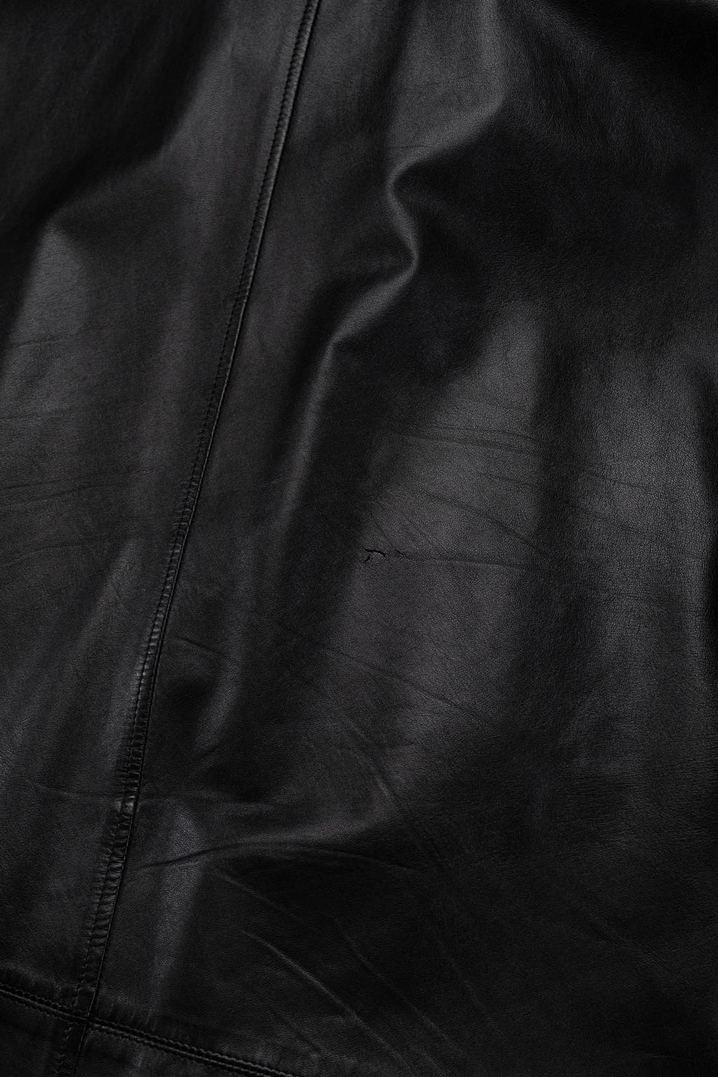 Vintage Doris Hartwich Asymmetric Leather Jacket