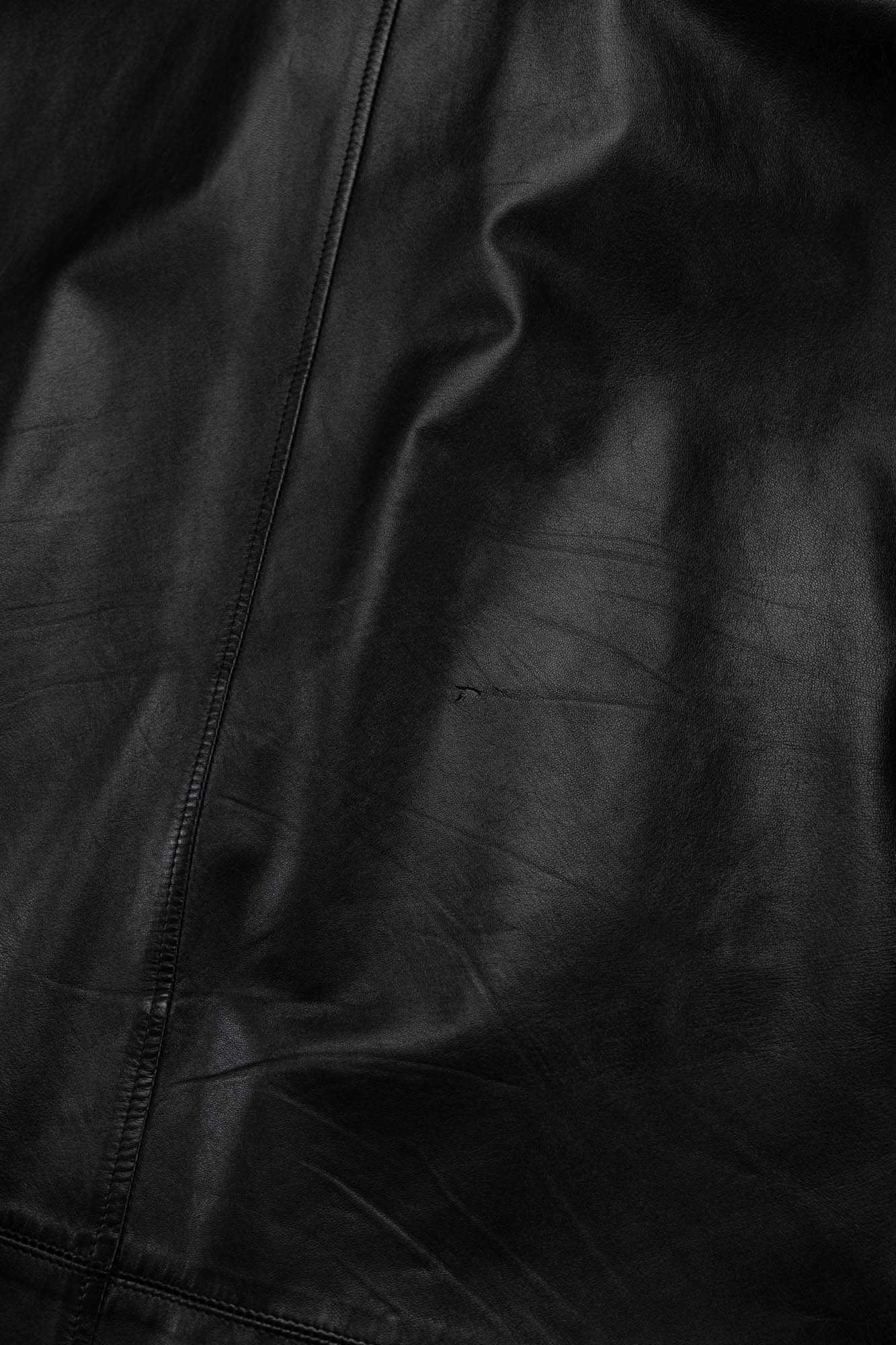 Vintage Doris Hartwich Asymmetric Leather Jacket