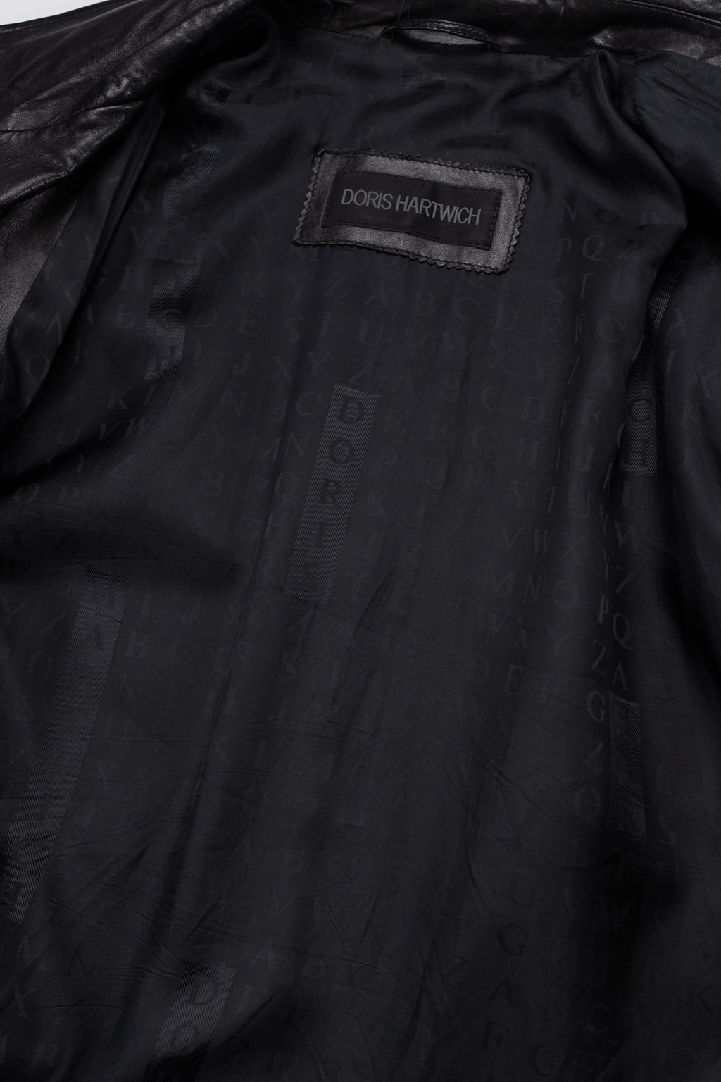 Vintage Doris Hartwich Asymmetric Leather Jacket
