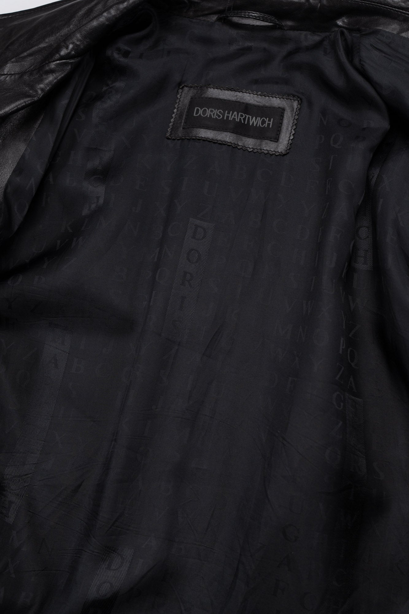 Vintage Doris Hartwich Asymmetric Leather Jacket
