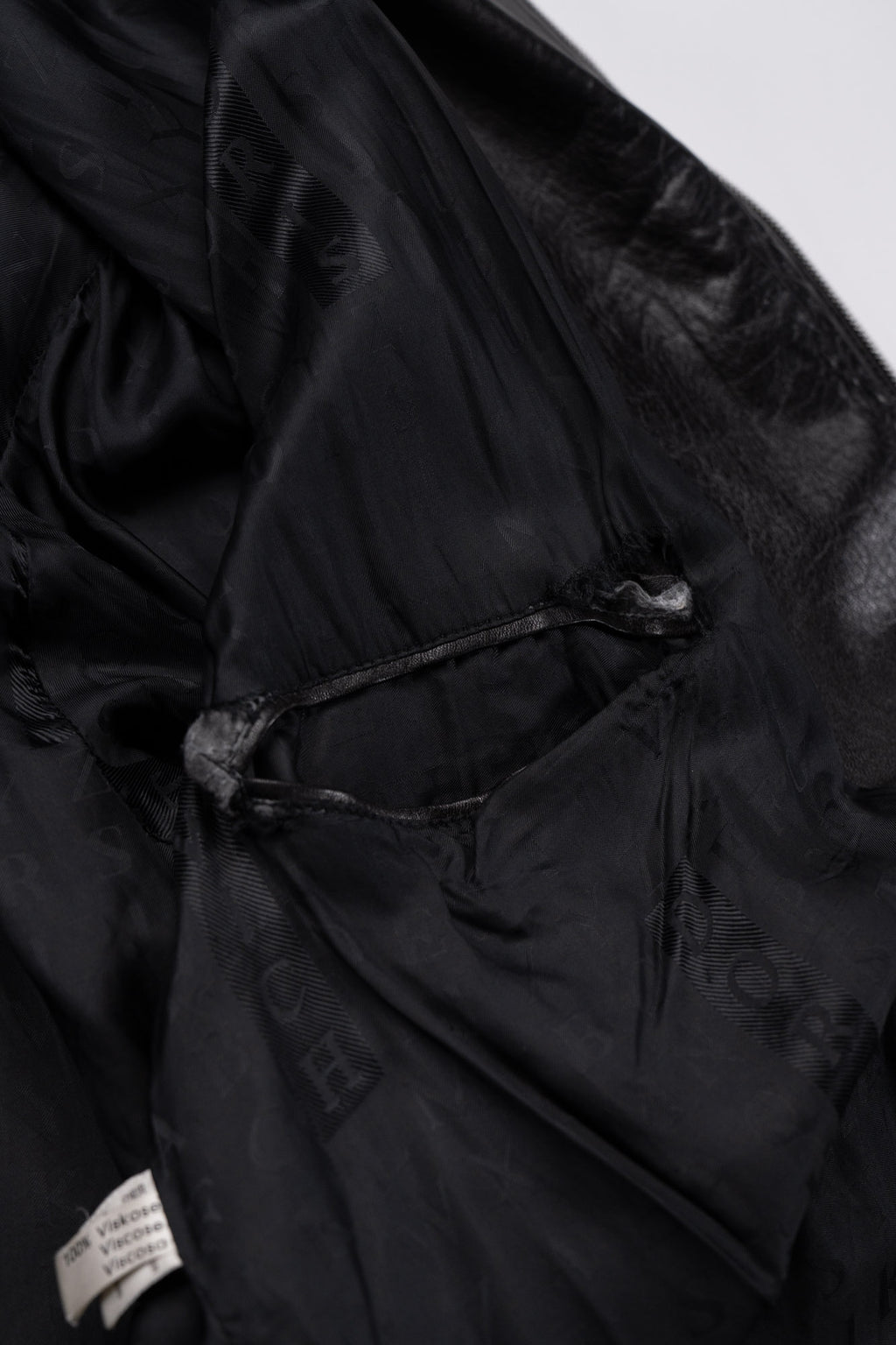 Vintage Doris Hartwich Asymmetric Leather Jacket