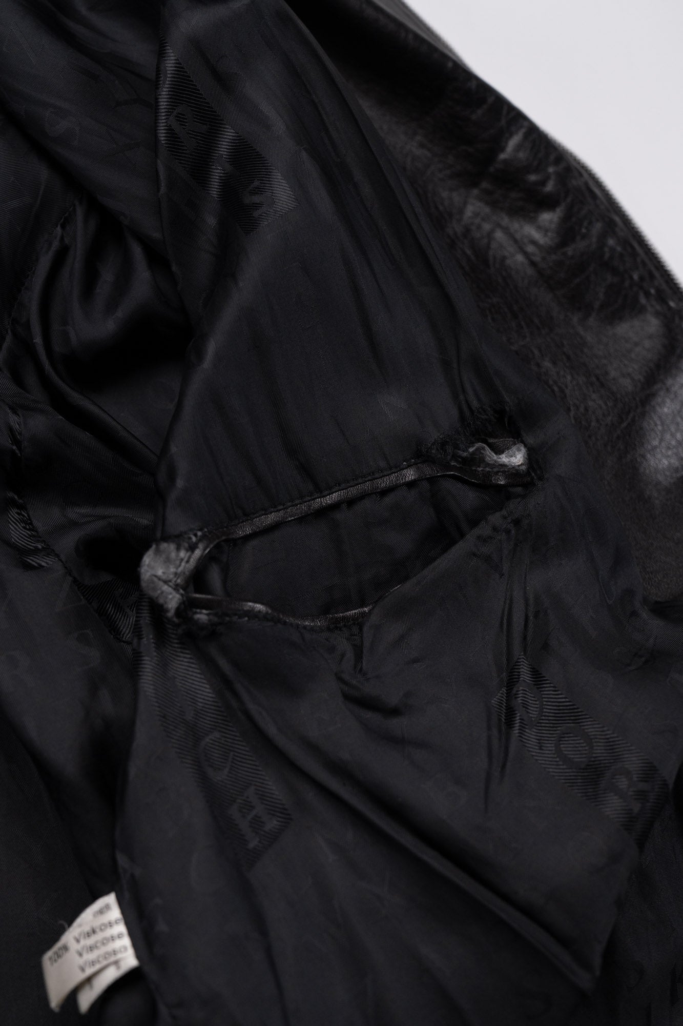 Vintage Doris Hartwich Asymmetric Leather Jacket