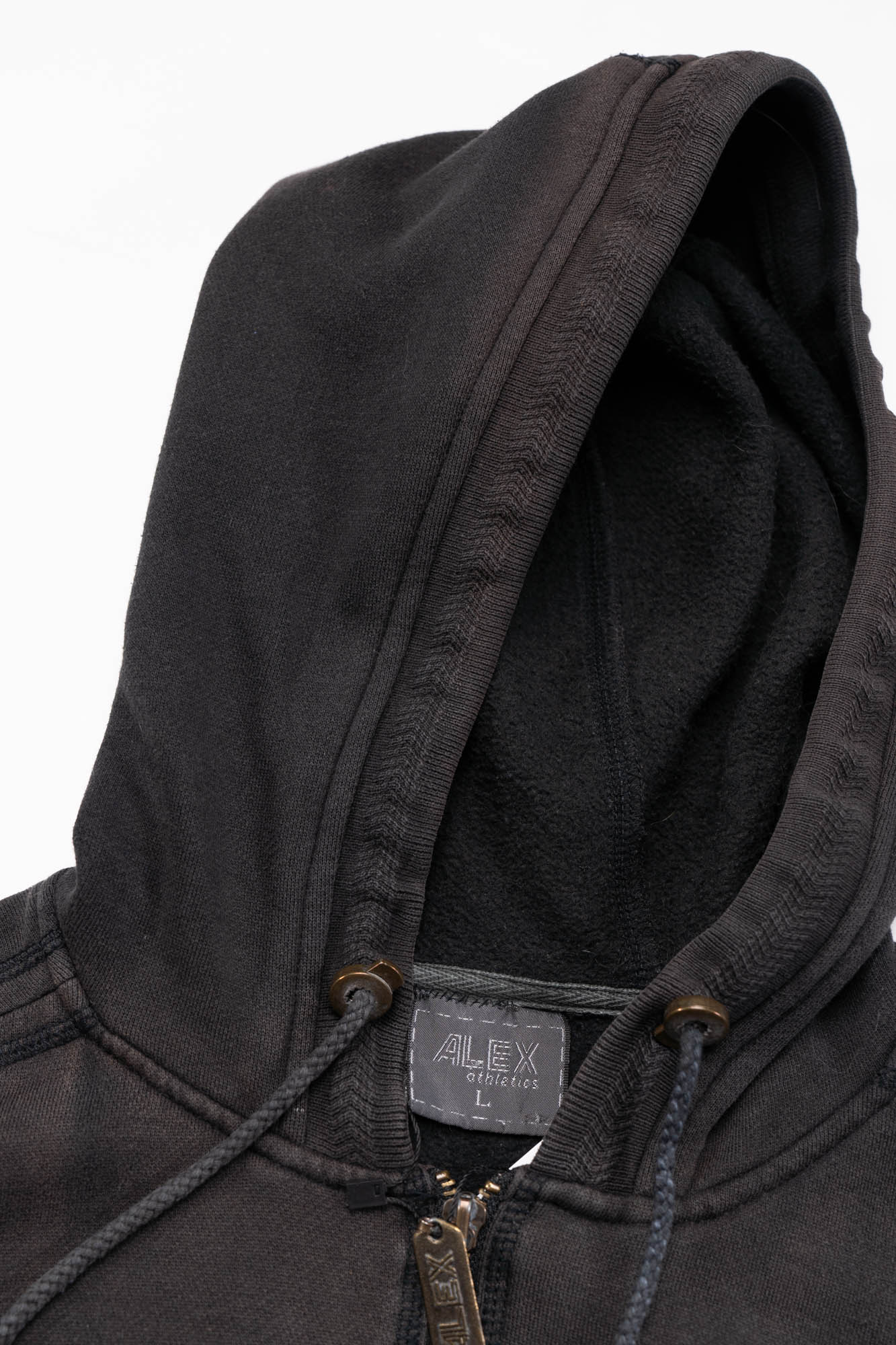 Vintagee Alex Athletics Faded Zip-Hoodie