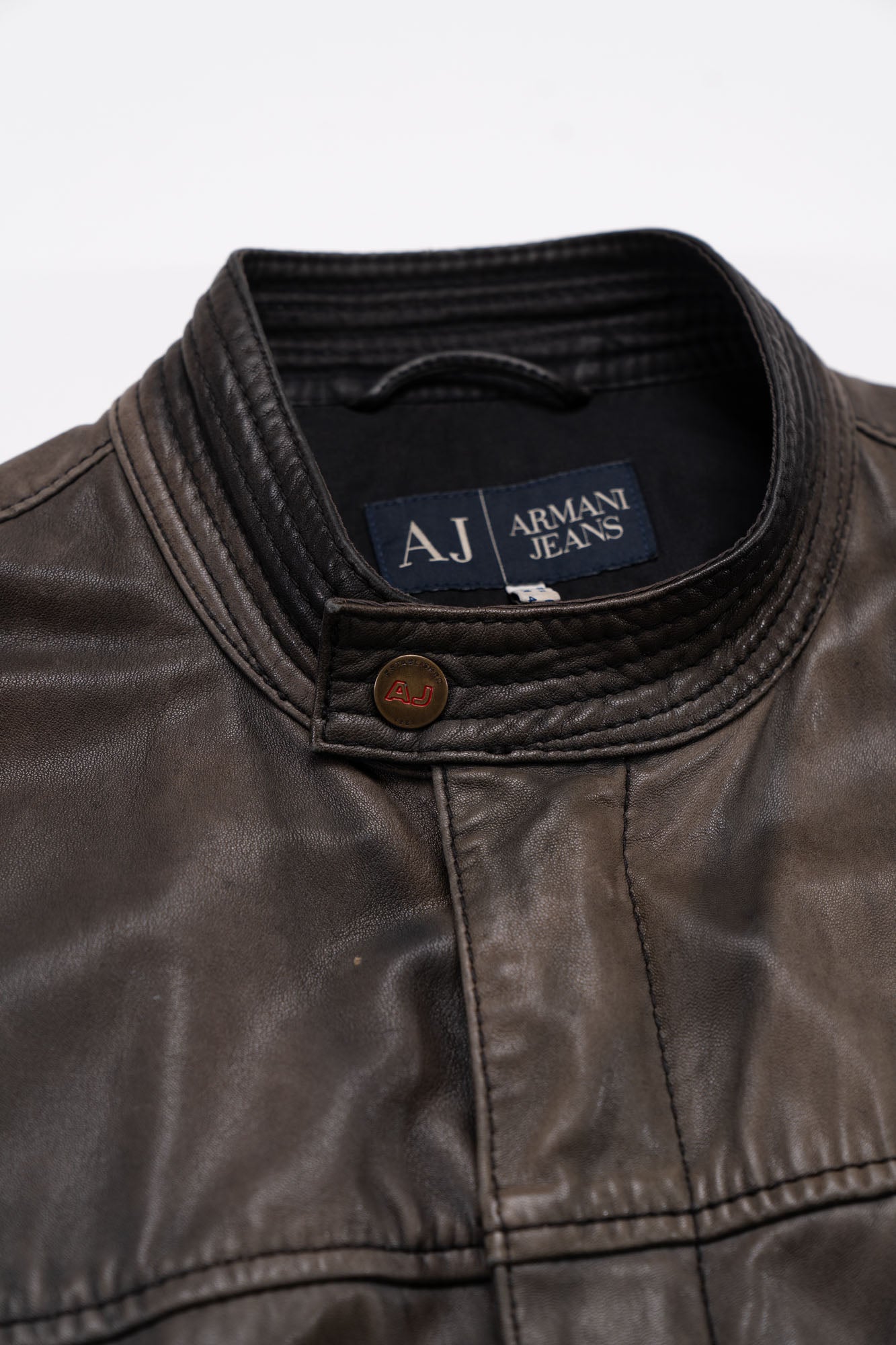 00s Armani Leather Jacket