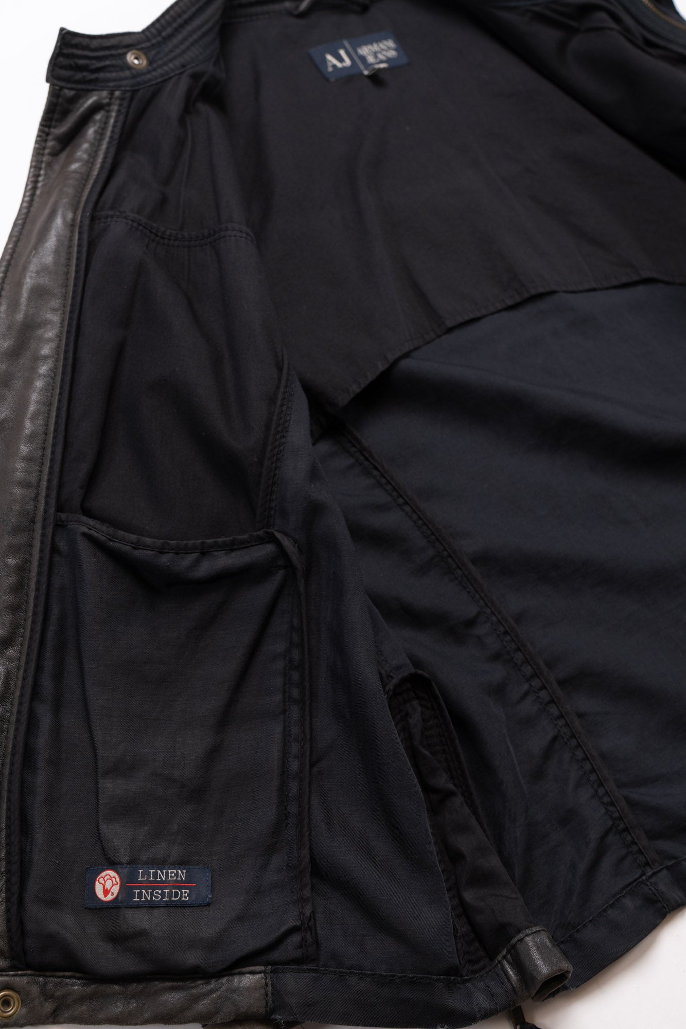 00s Armani Leather Jacket