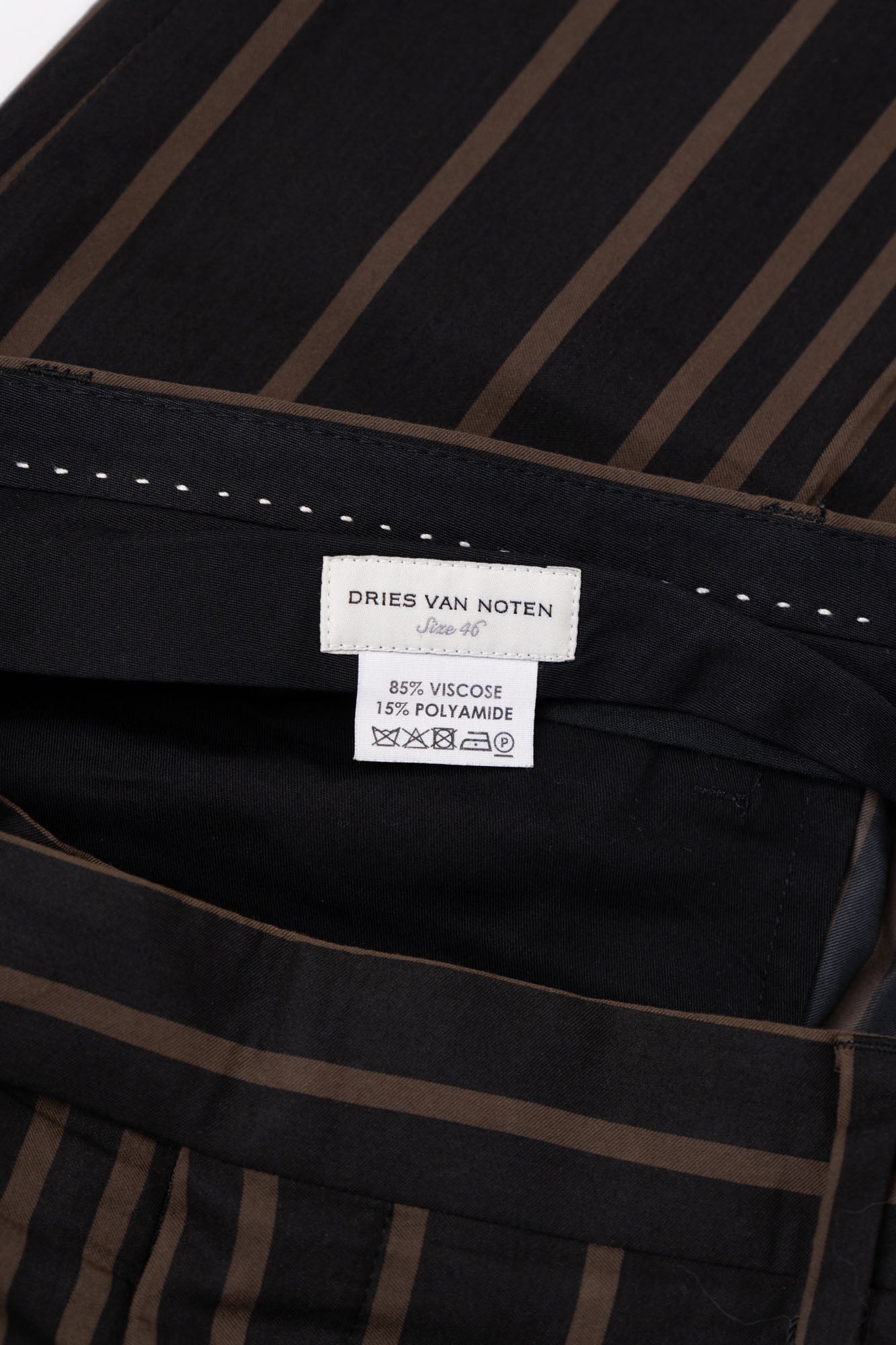 Dries van Noten striped Viscose Pants