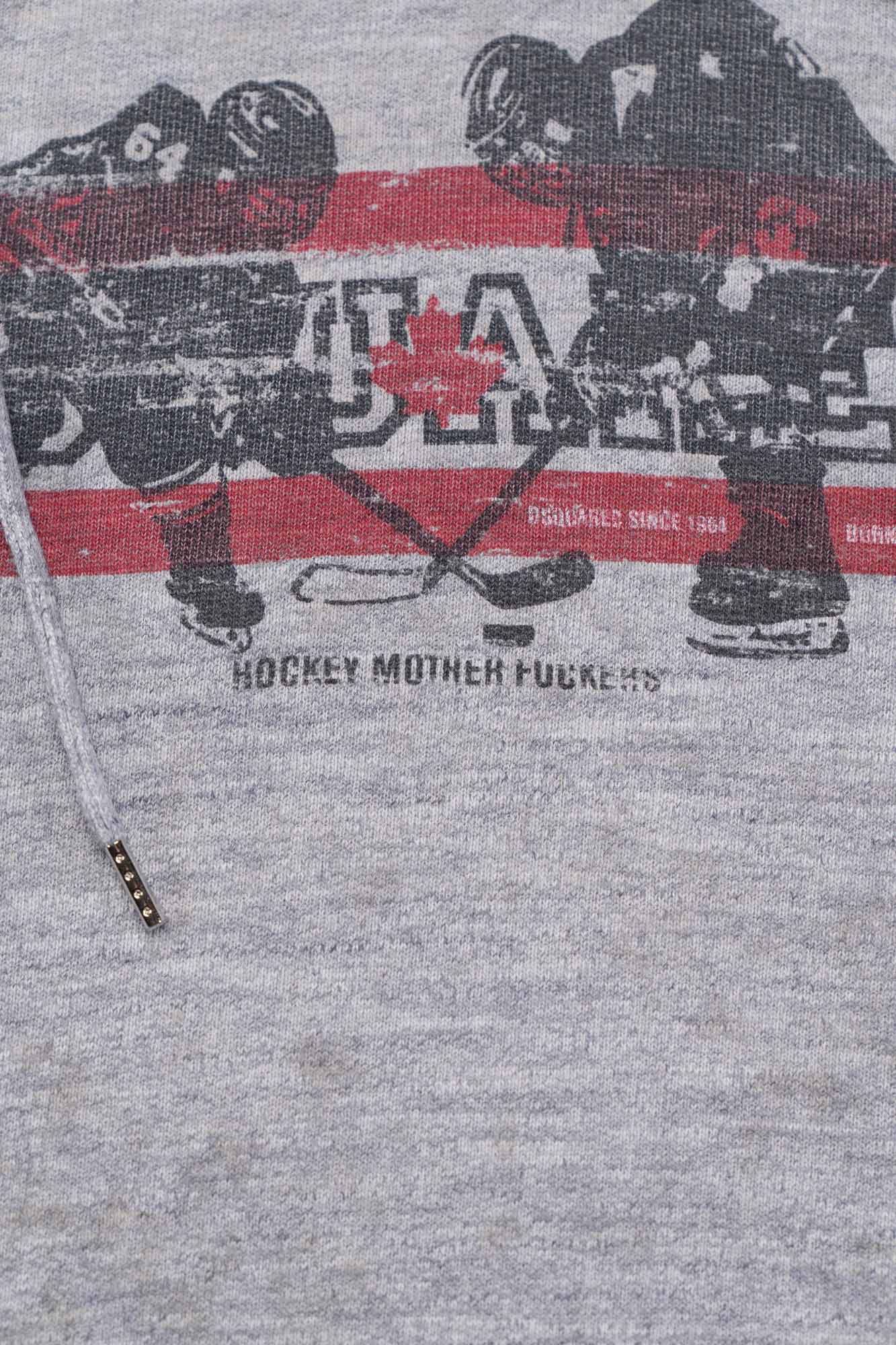 Dsquared Hockey MFs Distressed Hoodie