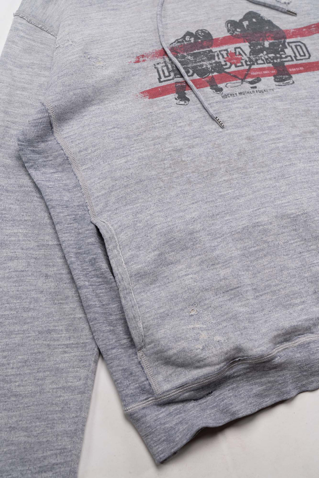 Dsquared Hockey MFs Distressed Hoodie