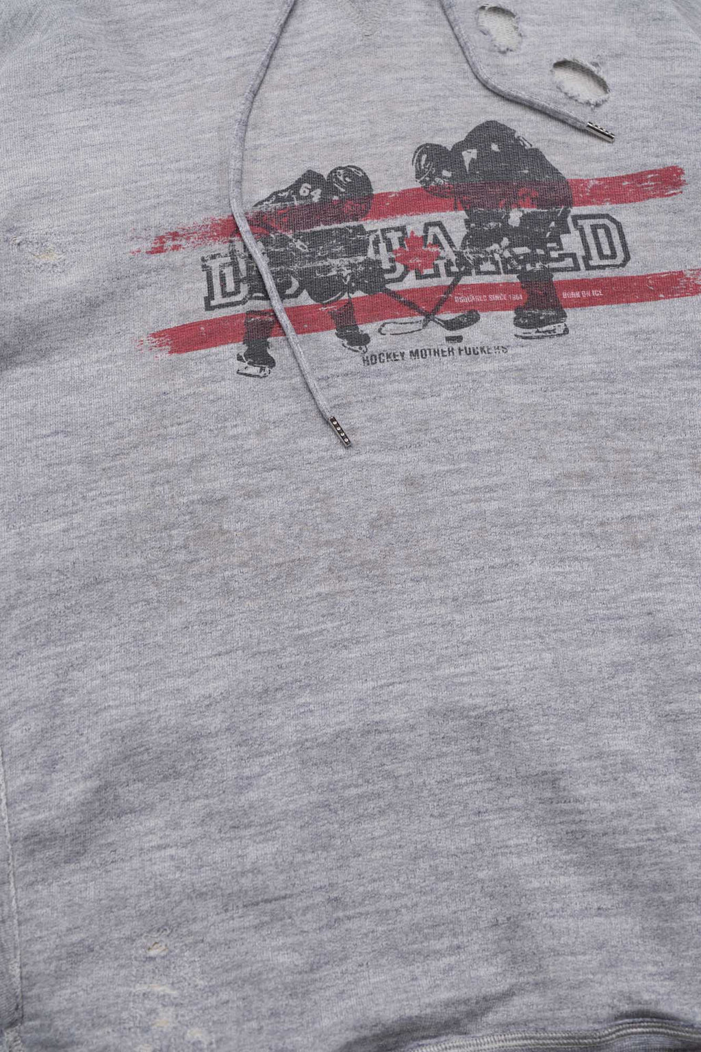 Dsquared Hockey MFs Distressed Hoodie