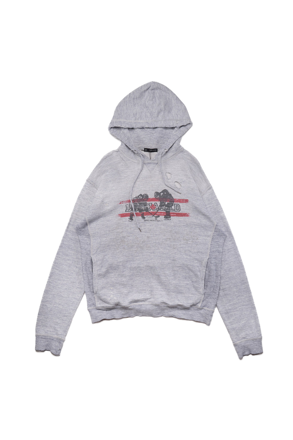 Dsquared Hockey MFs Distressed Hoodie