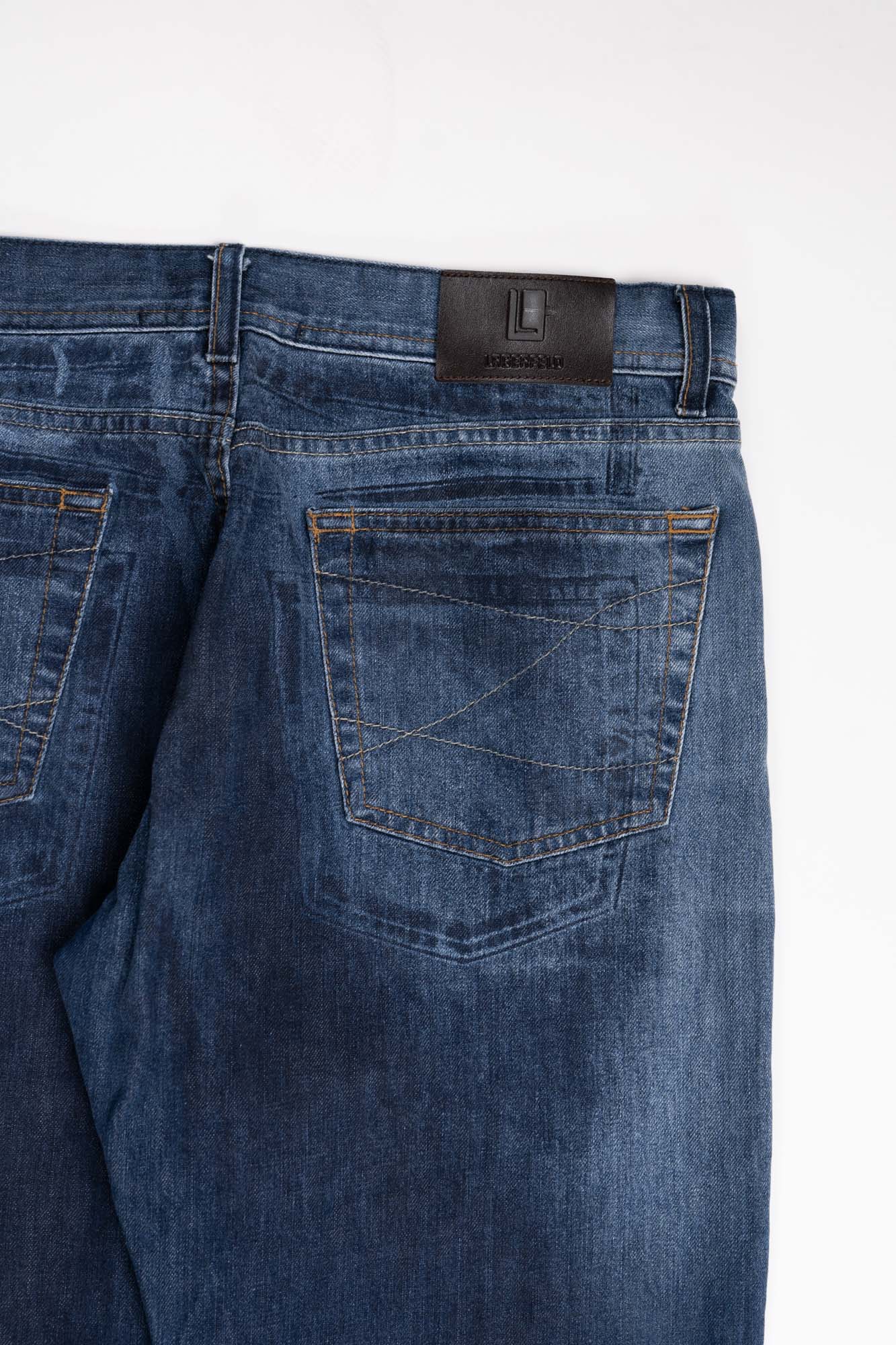 Lagerfeld Lasered Denim Pants