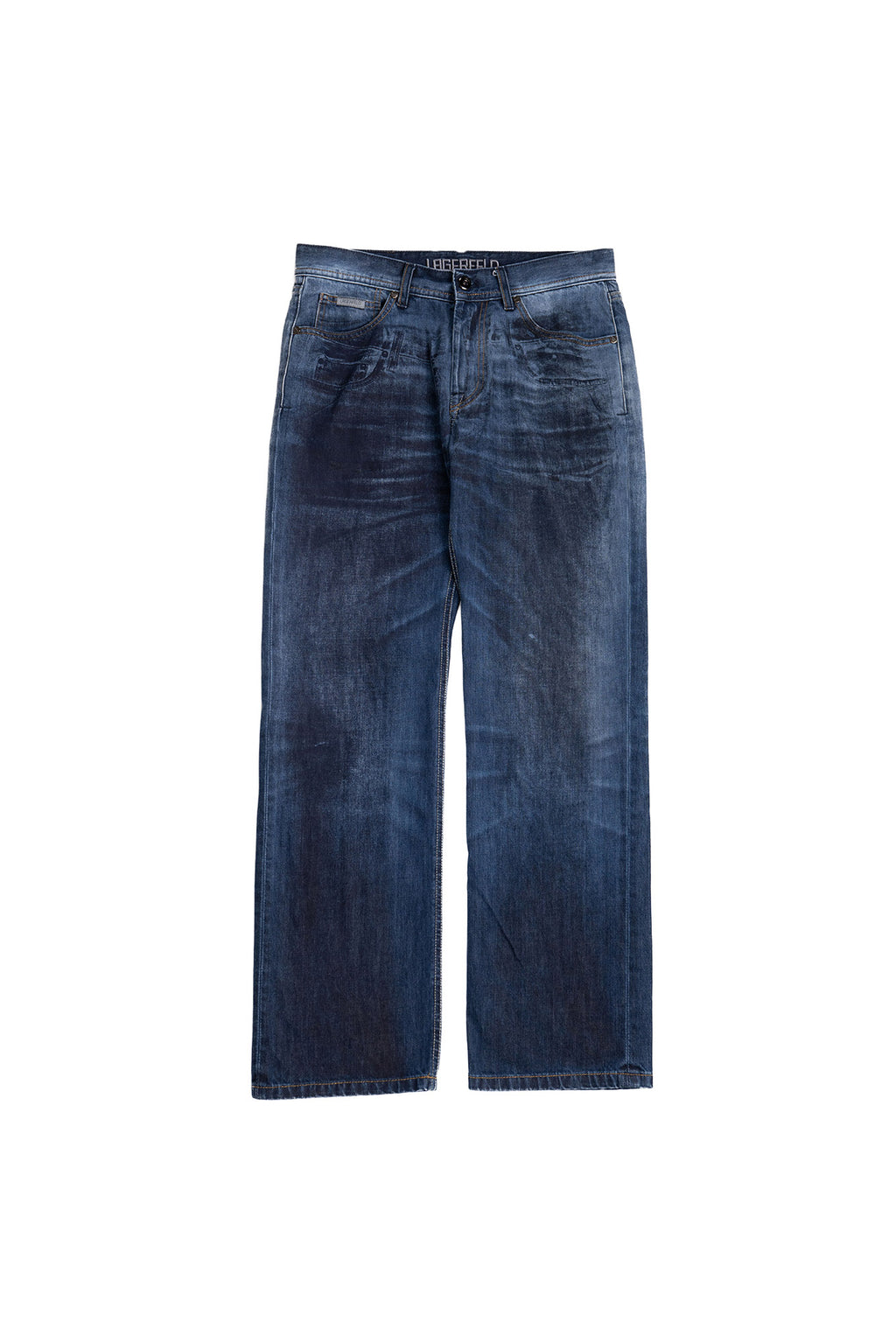 Lagerfeld Lasered Denim Pants