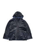 80s Women's Leather Parka