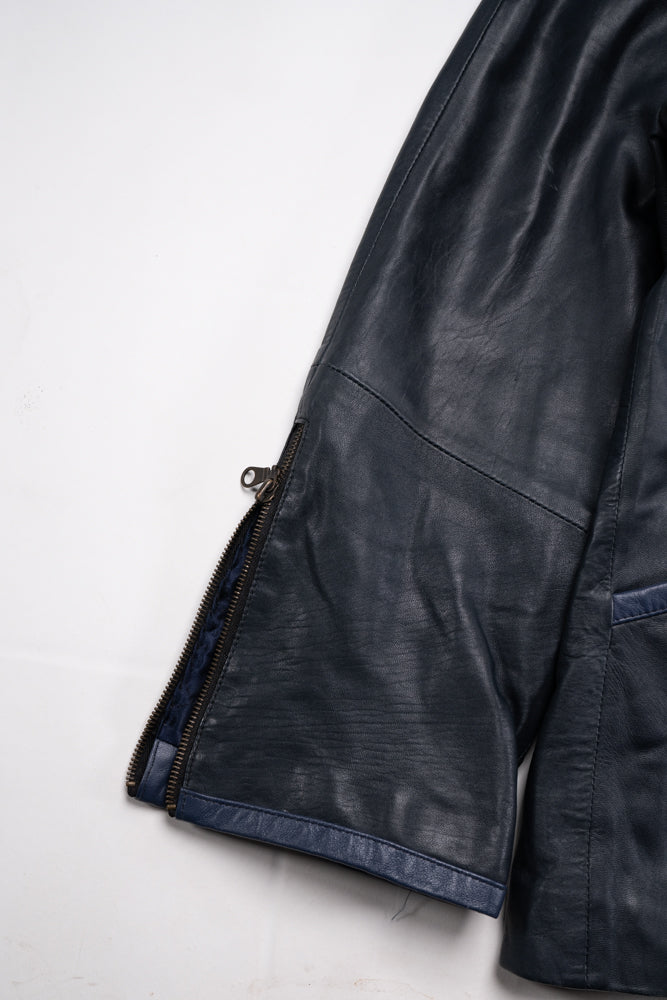 80s Women's Leather Parka