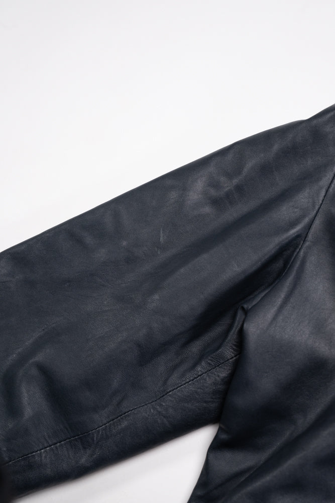 80s Women's Leather Parka