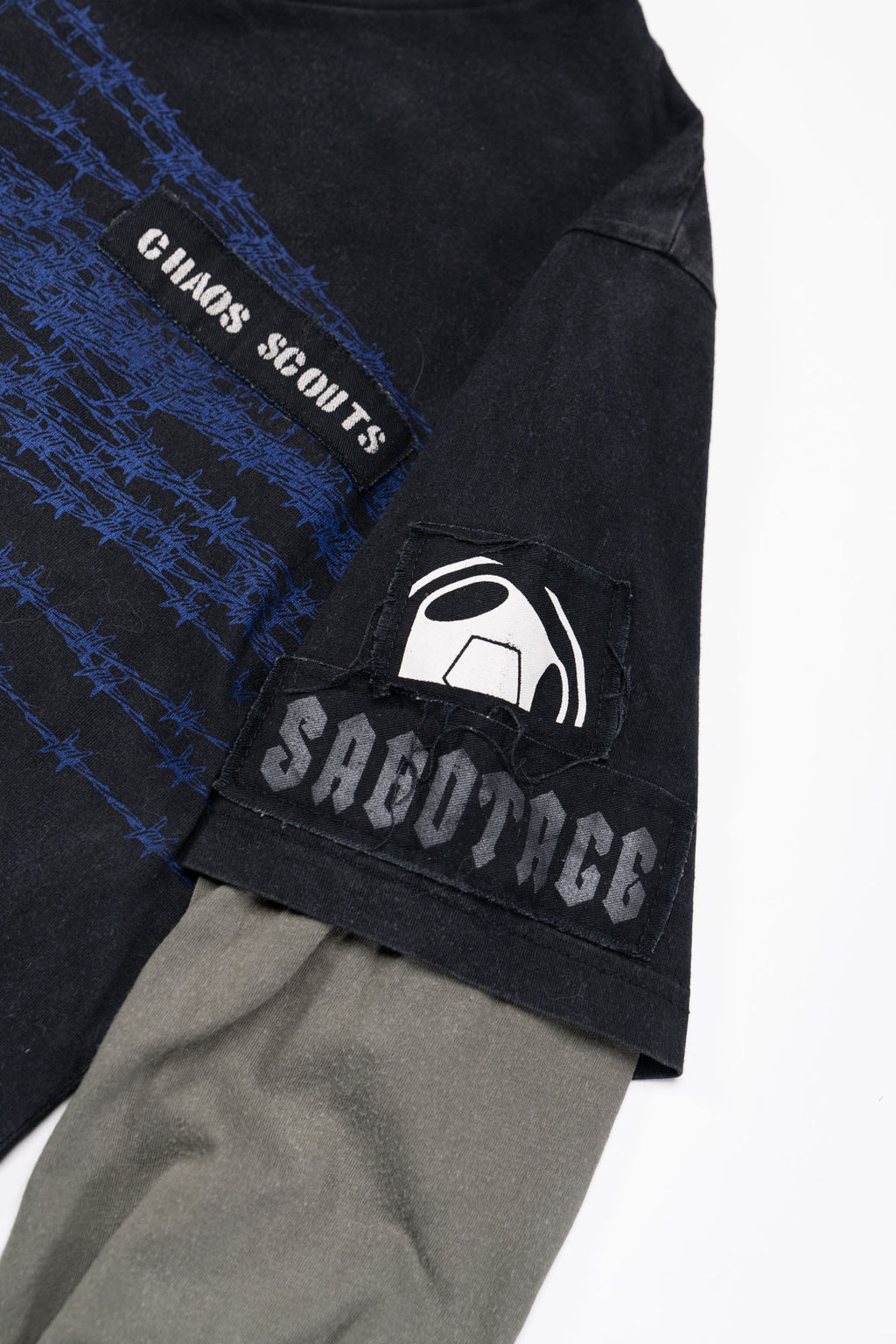 Vintage Sabotage Chaos Scouts Layered Longsleeve