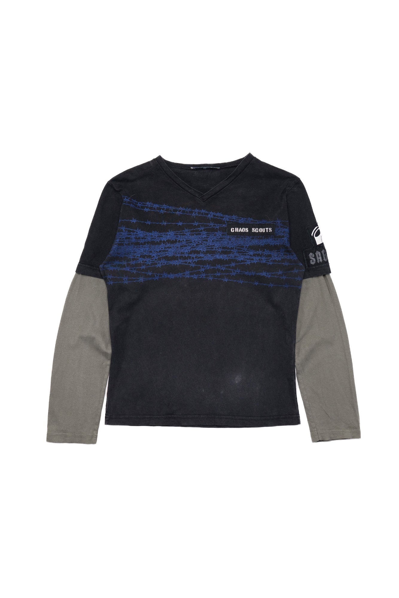Vintage Sabotage Chaos Scouts Layered Longsleeve